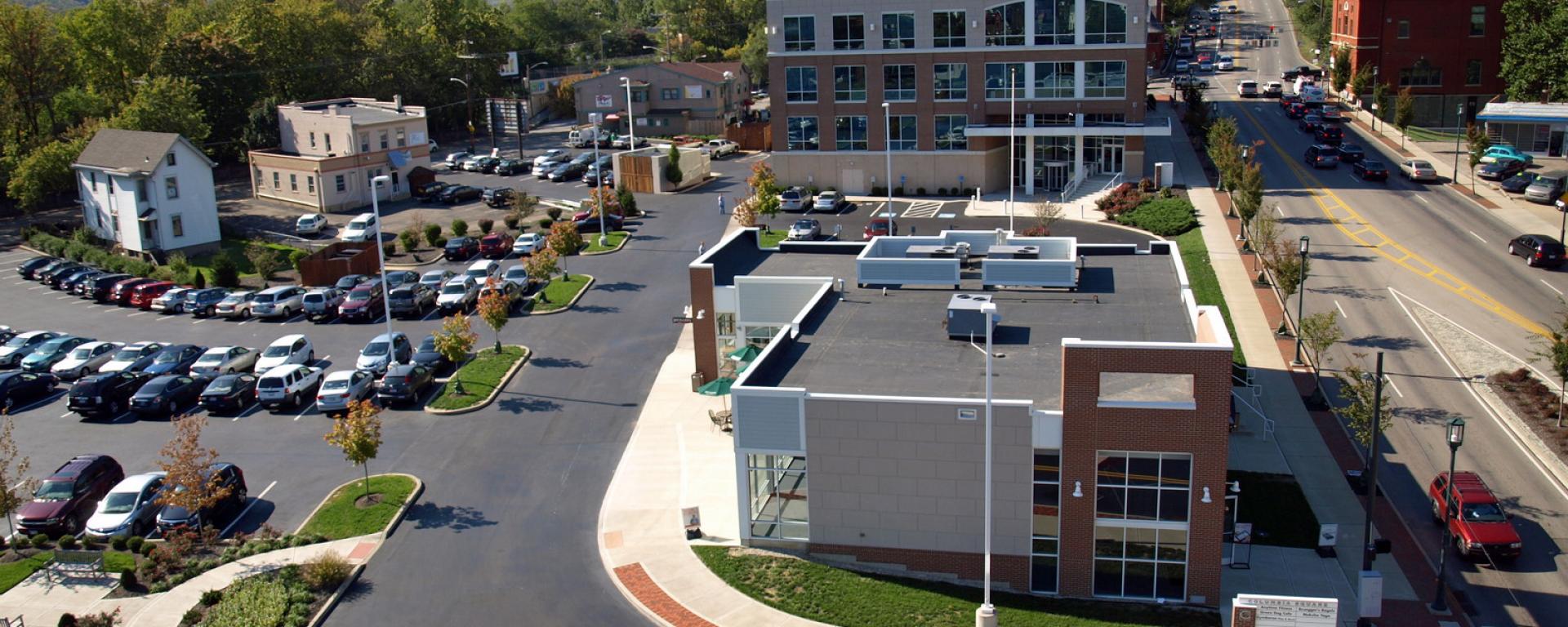 aerial of building