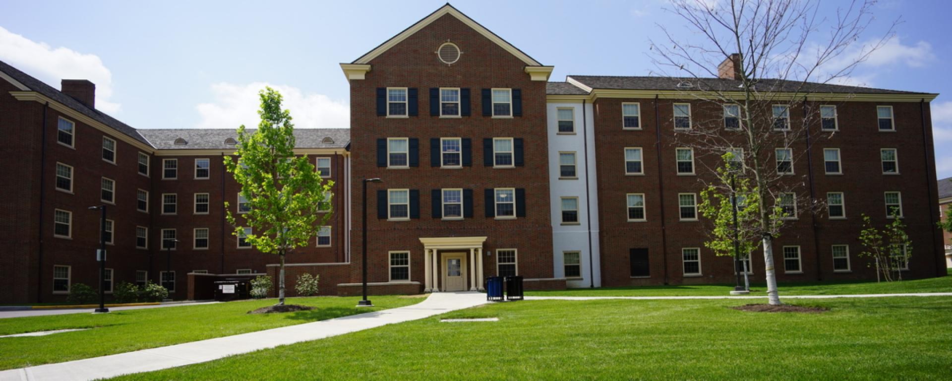 side profile of student housing