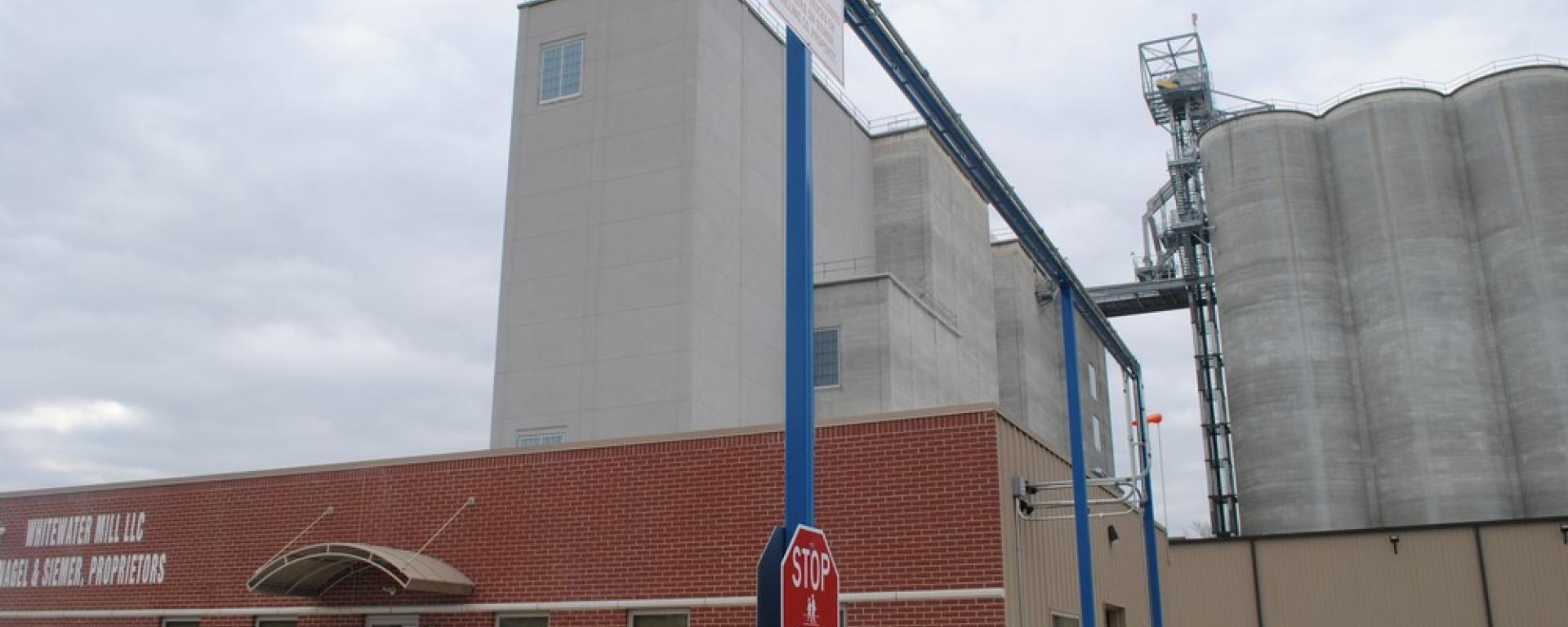 front entrance of building