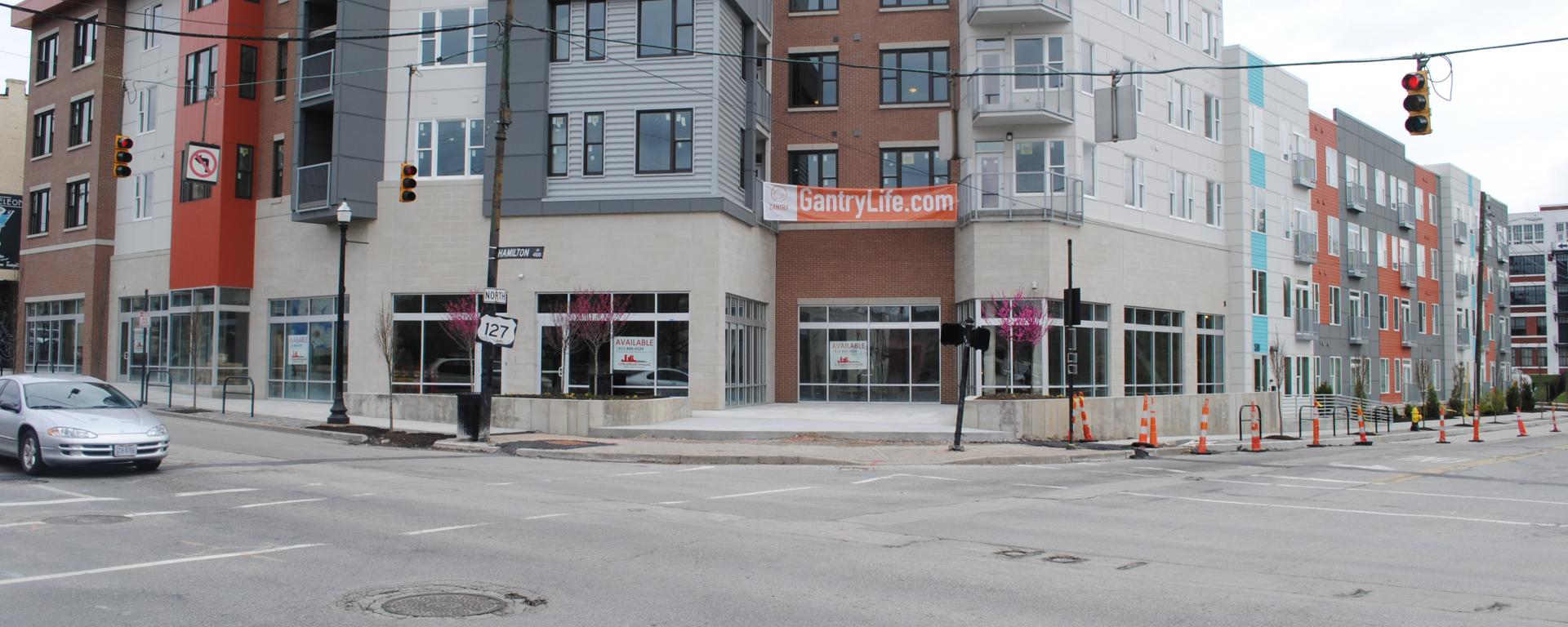 streetscape view of building