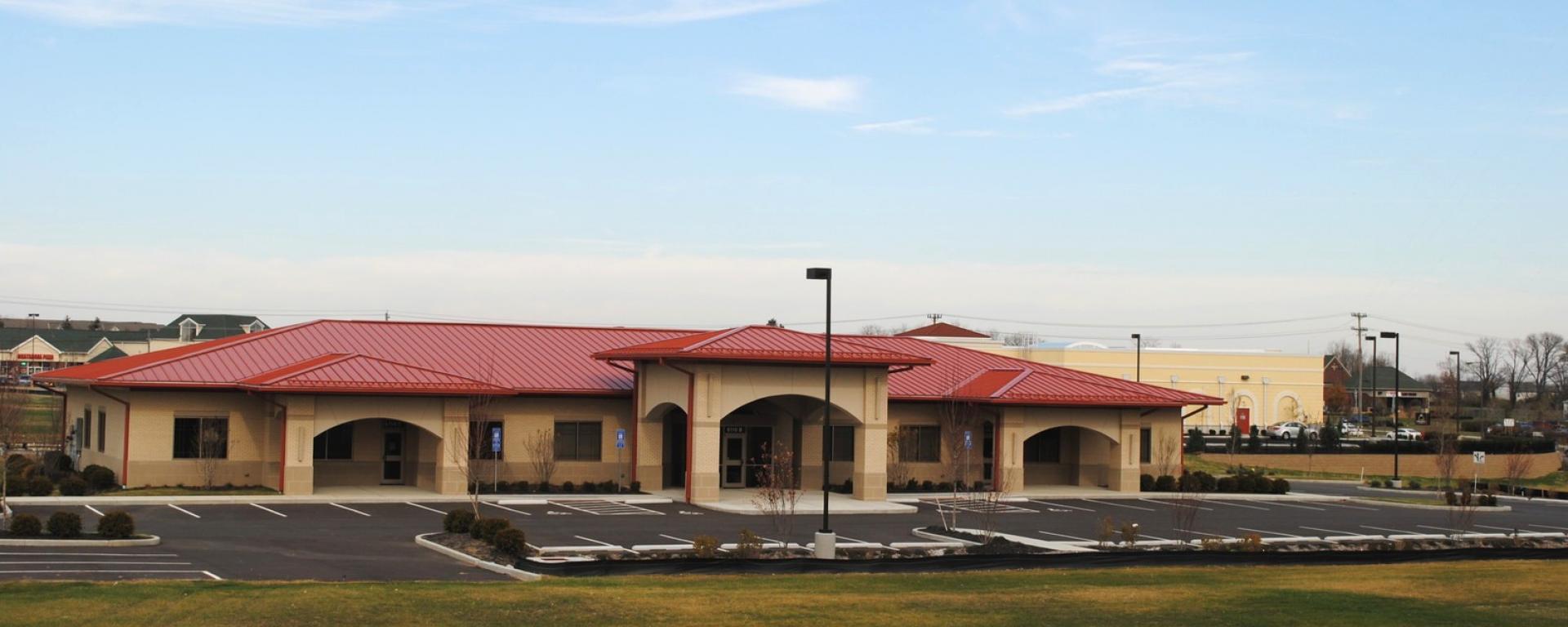 landscape view of building