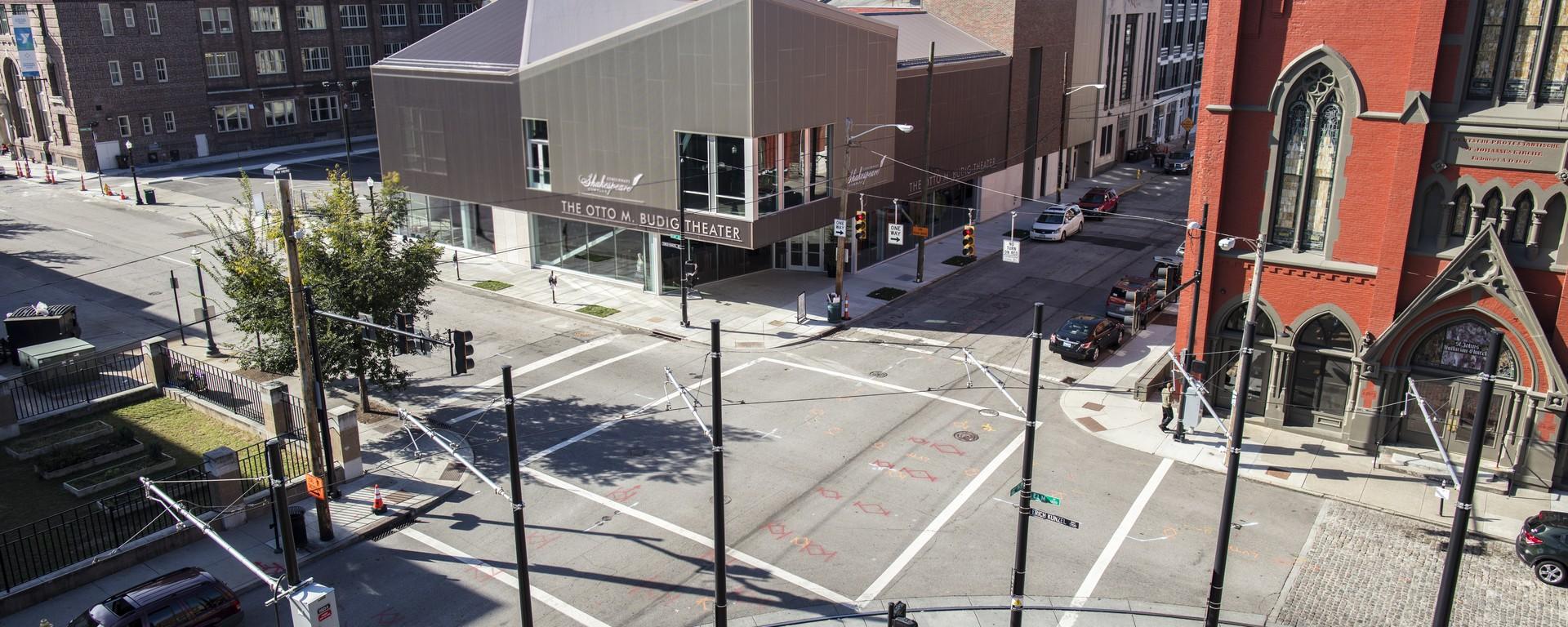 aerial image from across the street