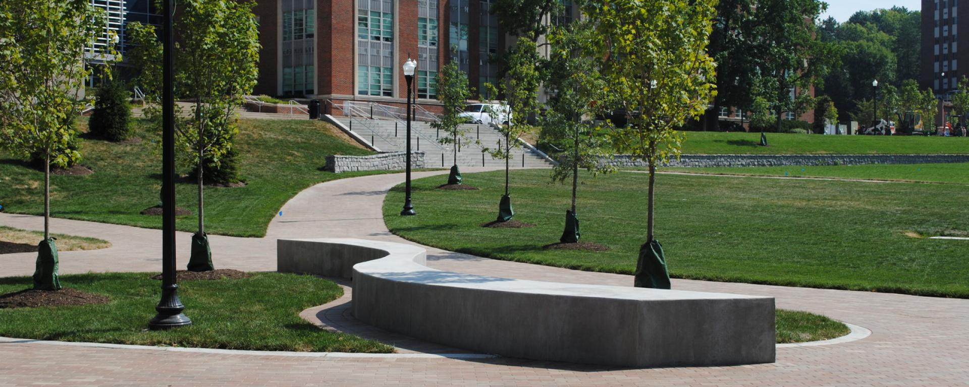 walkway and concrete art 