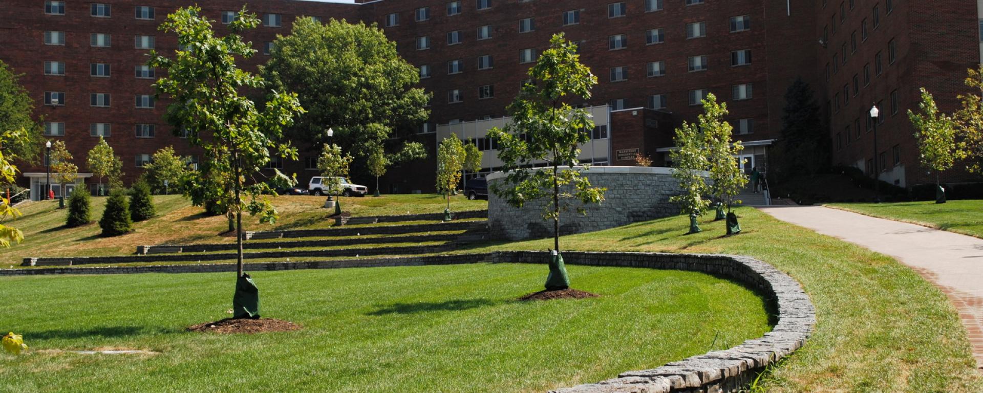 natural lawn seating