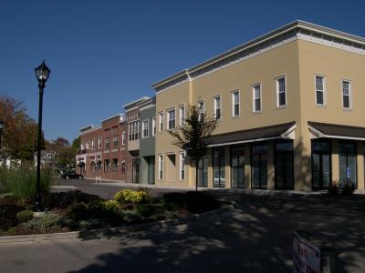 streetscape of building