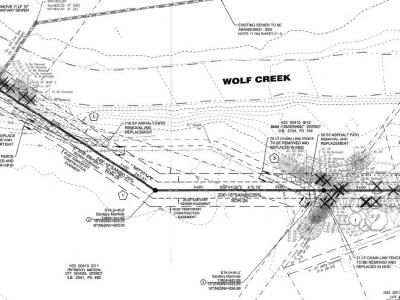 design plan of sewer trunk