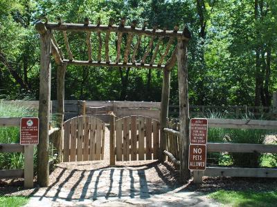 gate to a park