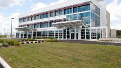 front entrance and drive of building